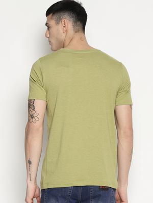 green front print t-shirt - 15817559 - Standard Image - 3