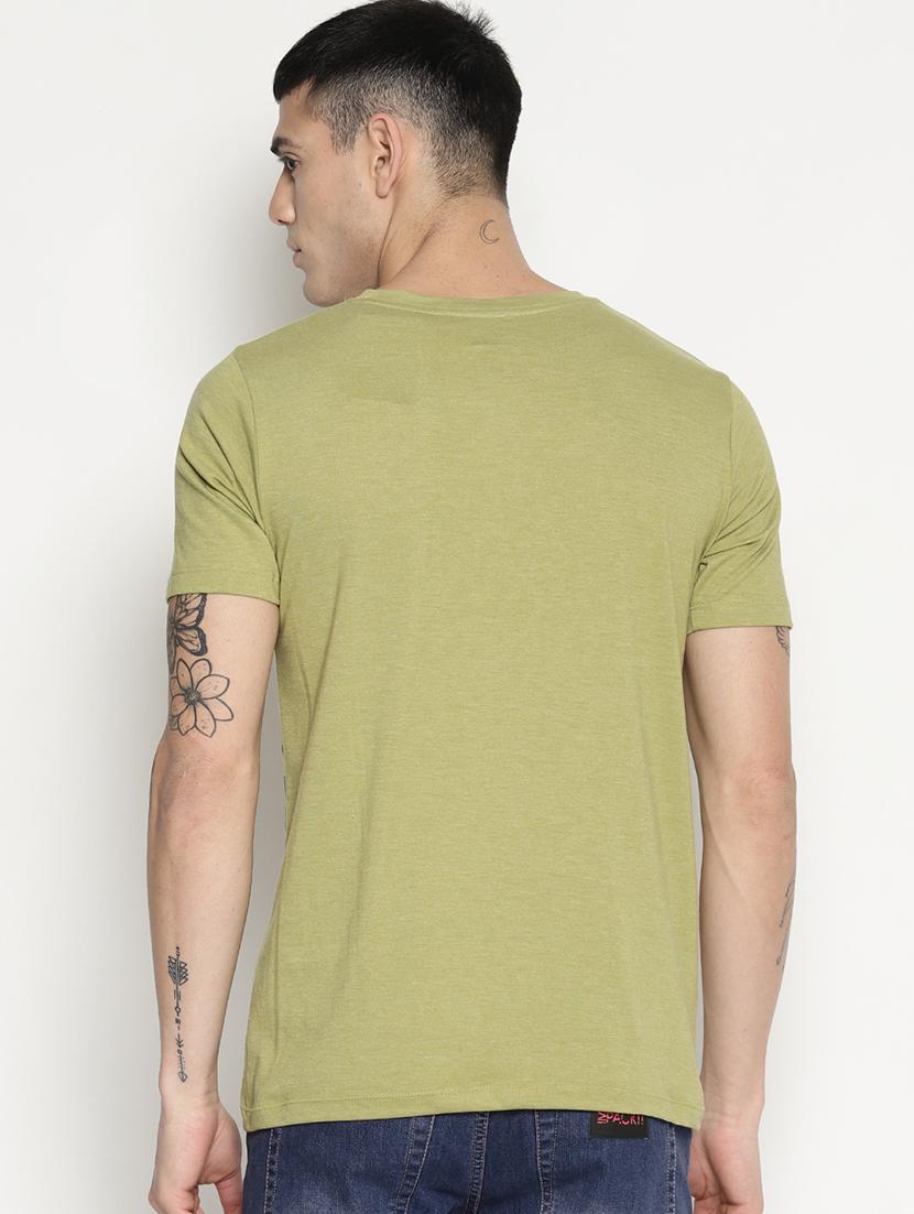 green front print t-shirt - 15817559 - Zoom Image - 3