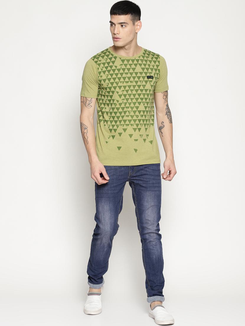 green front print t-shirt - 15817559 - Zoom Image - 4
