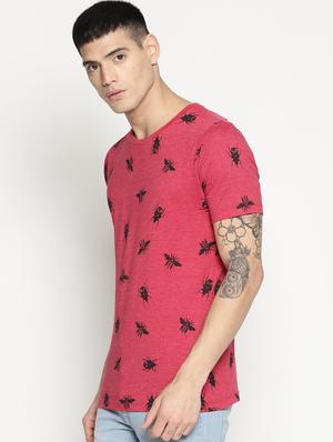 red all over print t-shirt - 15817565 - Standard Image - 2