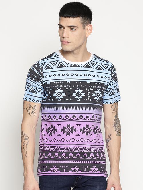 multi colored all over print t-shirt - 15817567 - Standard Image - 1