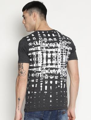 black all over print t-shirt - 15817588 - Standard Image - 3