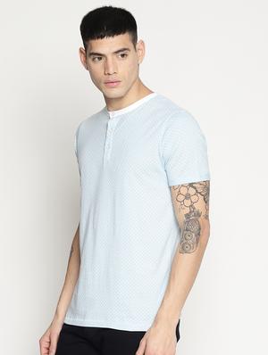 blue all over print t-shirt - 15817597 - Standard Image - 2
