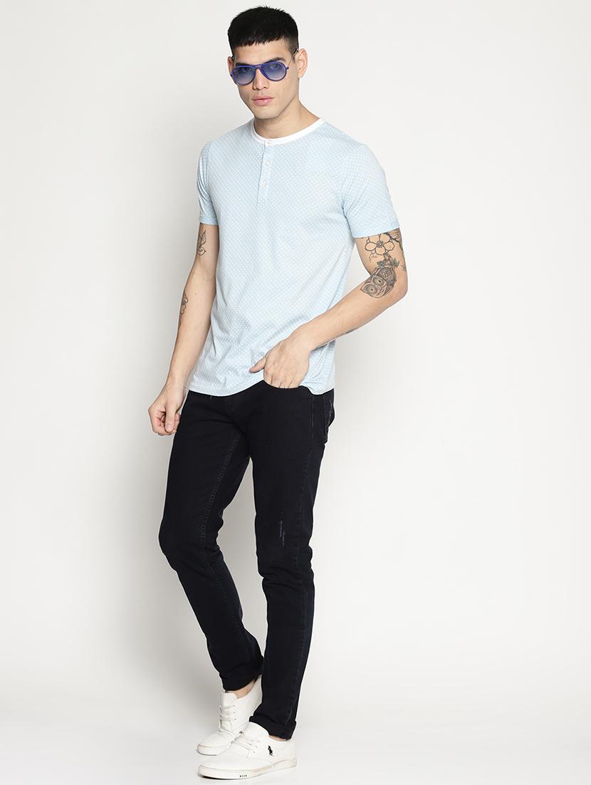 blue all over print t-shirt - 15817597 - Zoom Image - 4