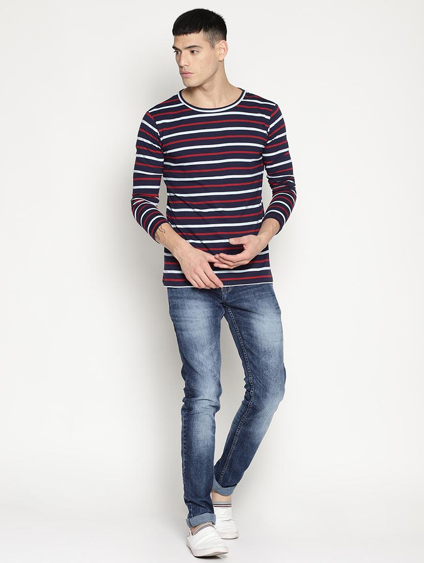 multi colored striped t-shirt - 15817601 - Zoom Image - 4