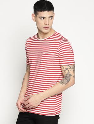 red striped pocket t-shirt - 15817603 - Standard Image - 2