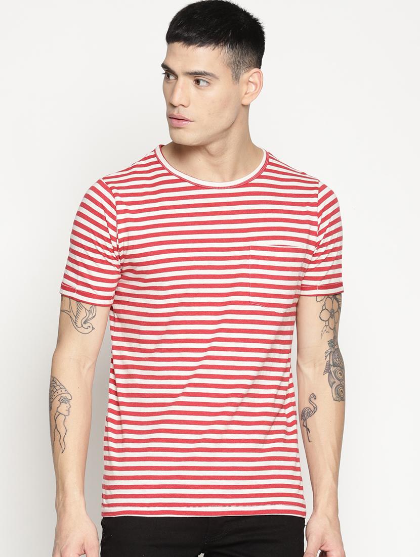 red striped pocket t-shirt - 15817603 - Zoom Image - 1