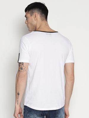 white floral pocket t-shirt - 15817613 - Standard Image - 3
