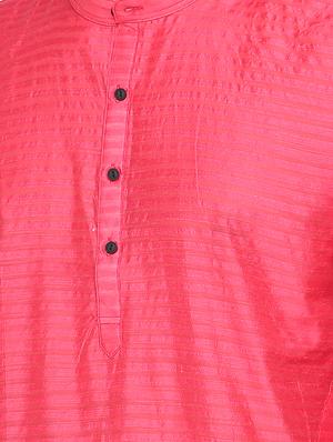 pink cotton kurta - 15817739 - Standard Image - 5