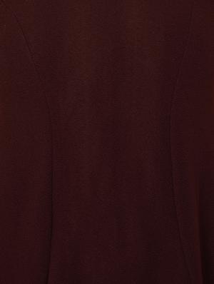 cold shoulder solid skater dress - 15817830 - Standard Image - 5
