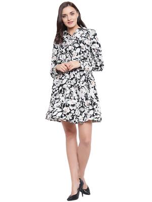 long sleeved floral blouson dress - 15818436 - Standard Image - 4