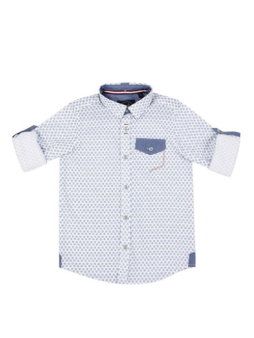 curve hem roll up sleeved shirt - 15819709 - Standard Image - 1