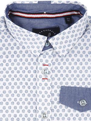 curve hem roll up sleeved shirt - 15819709 - Standard Image - 3