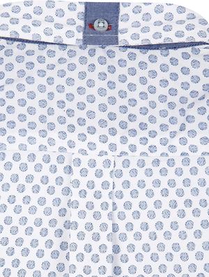 curve hem roll up sleeved shirt - 15819709 - Standard Image - 5
