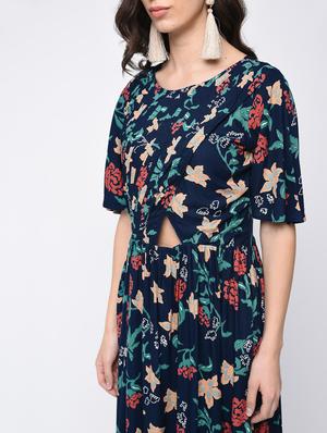printed a-line kurta - 15821160 - Standard Image - 4