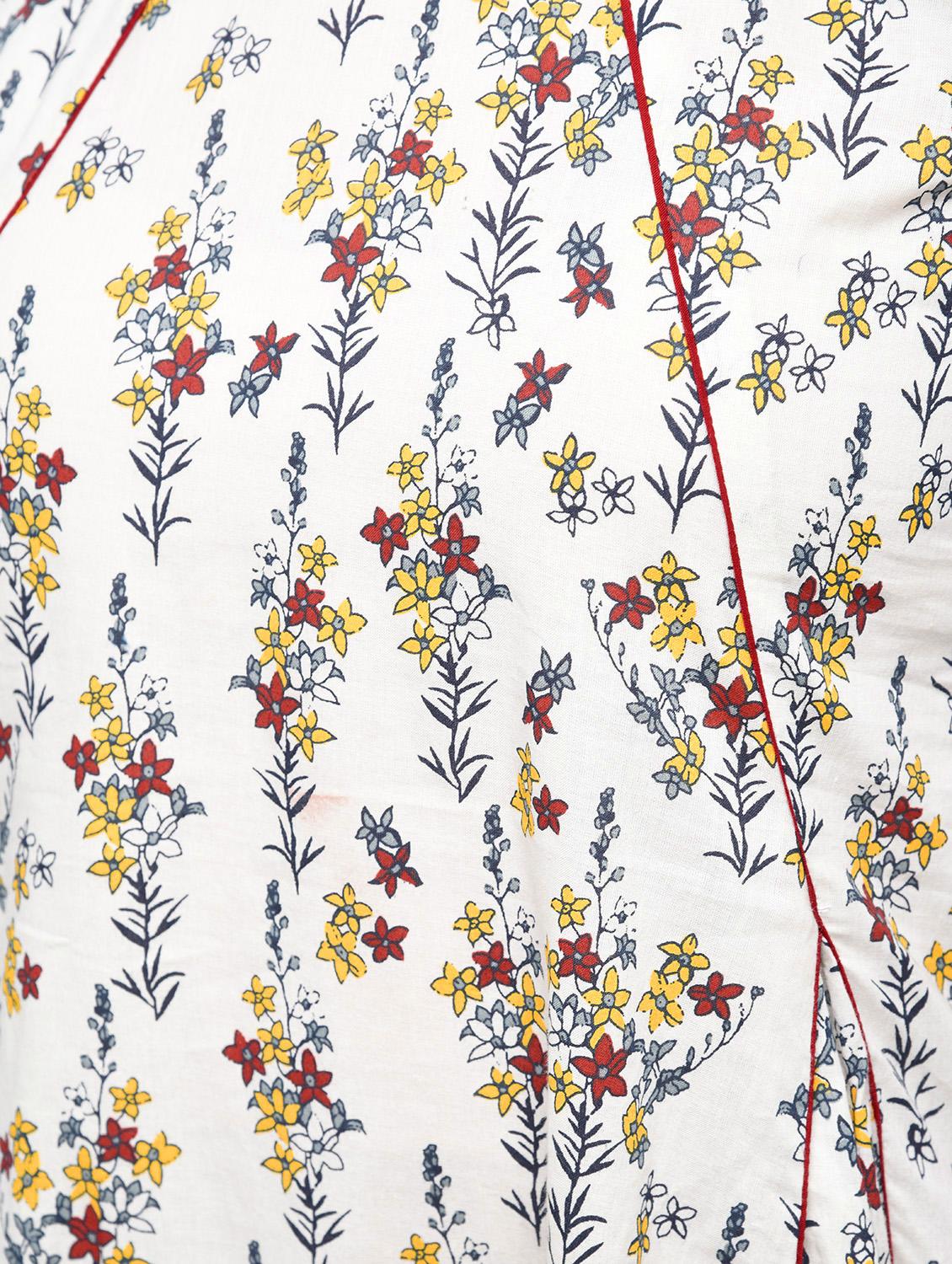 printed a-line kurta - 15821162 - Zoom Image - 5