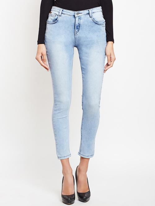 stone washed skinny jeans - 15821437 - Standard Image - 1