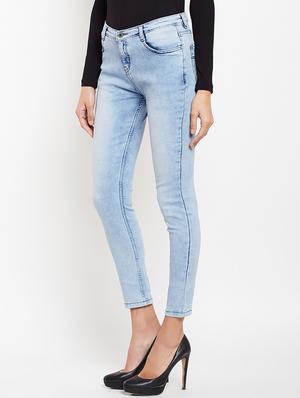 stone washed skinny jeans - 15821437 - Standard Image - 2