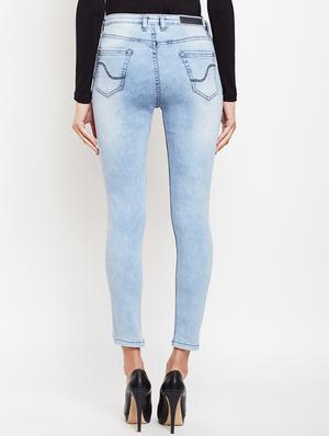 stone washed skinny jeans - 15821437 - Standard Image - 3
