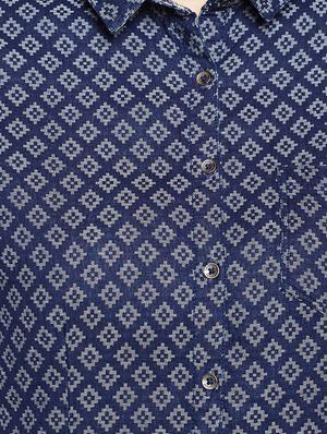 pocket patch curved hem shirt - 15821448 - Standard Image - 4
