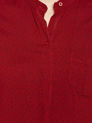 concealed placket pocket patch tunic - 15821481 - Standard Image - 5