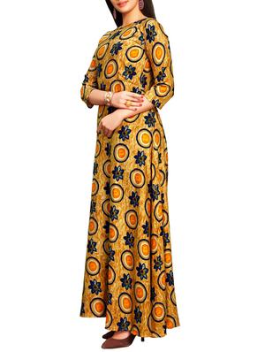 flared printed kurta - 15821547 - Standard Image - 2