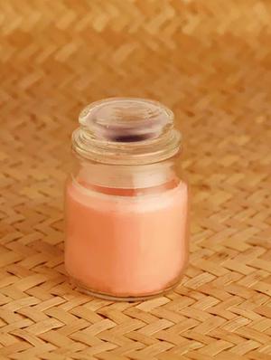 aromatic fables light pink dew fragrance natural wax scented decorative gifting glass jar candle - 15822086 - Standard Image - 2