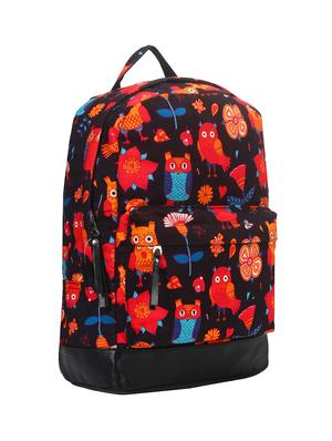 black canvas fashion backpack - 15822433 - Standard Image - 4