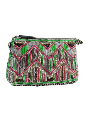 multi colored canvas regular sling bag - 15822466 - Standard Image - 4