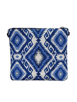 blue canvas regular sling bag - 15822474 - Standard Image - 2