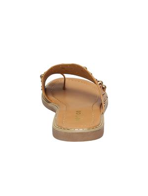 brown one toe sandals - 15822573 - Standard Image - 3