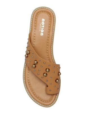 brown one toe sandals - 15822573 - Standard Image - 4