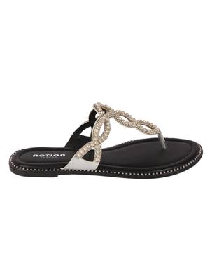 gold t-strap sandals - 15822576 - Standard Image - 2