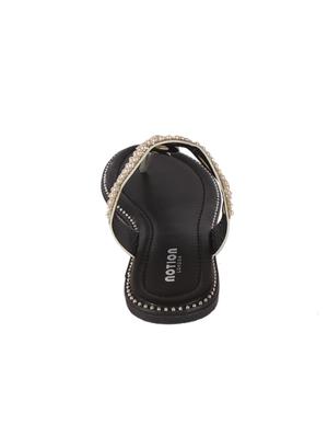 gold t-strap sandals - 15822576 - Standard Image - 3