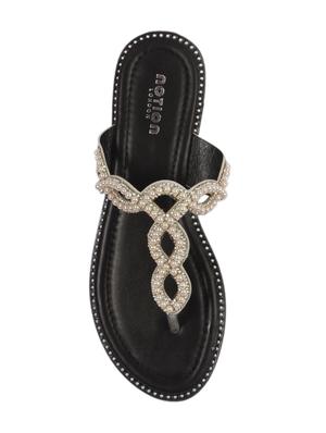 gold t-strap sandals - 15822576 - Standard Image - 4