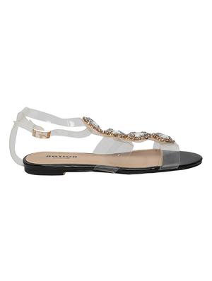 black back strap sandals - 15822579 - Standard Image - 2