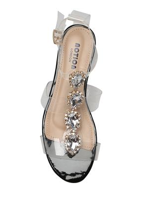 black back strap sandals - 15822579 - Standard Image - 4