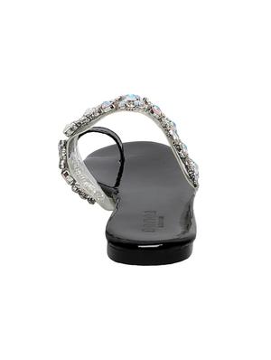 black one toe sandals - 15822581 - Standard Image - 3