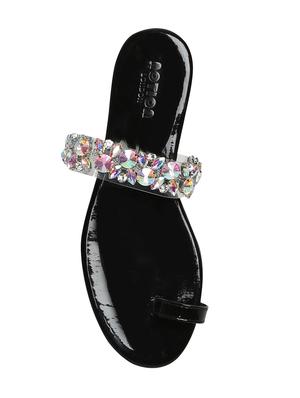 black one toe sandals - 15822581 - Standard Image - 4