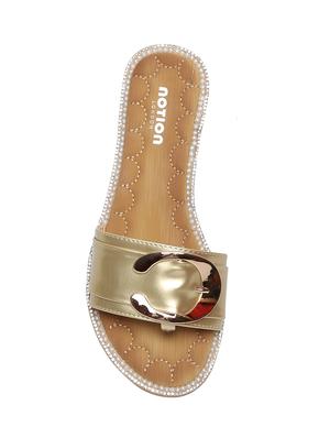 gold toe separator sandals - 15822584 - Standard Image - 4