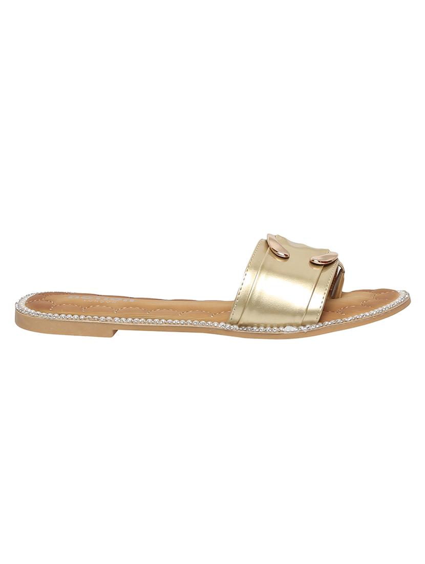 gold toe separator sandals - 15822584 - Zoom Image - 2
