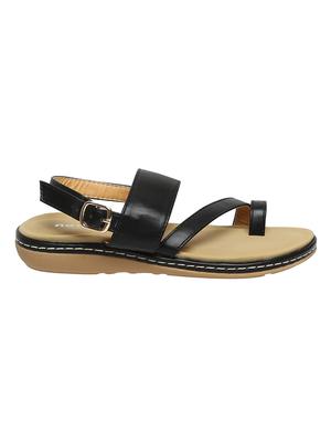 black back strap sandals - 15822589 - Standard Image - 2