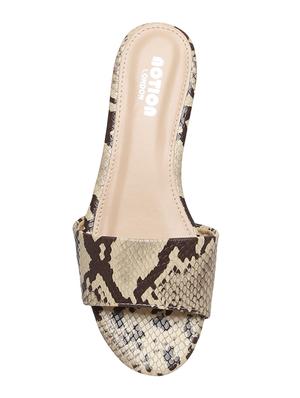 beige slip on sandals - 15822591 - Standard Image - 4