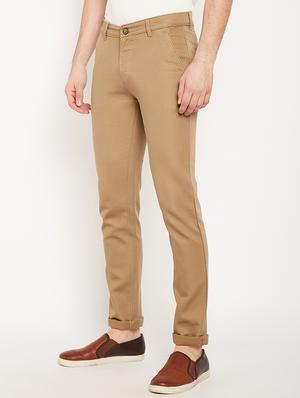 beige cotton chinos - 15822735 - Standard Image - 2
