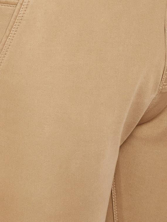 beige cotton chinos - 15822735 - Zoom Image - 4