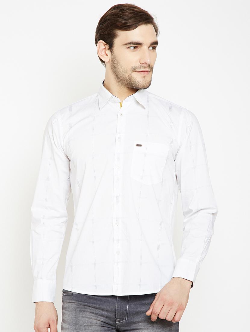 white checkered casual shirt - 15822763 - Zoom Image - 1