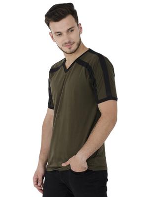 green striped cut & sew t-shirt - 15822842 - Standard Image - 2