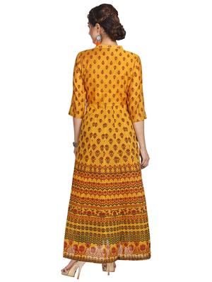 printed anarkali kurta - 15823415 - Standard Image - 3
