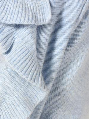 ruffle detail asymmetric shrug - 15823477 - Standard Image - 6