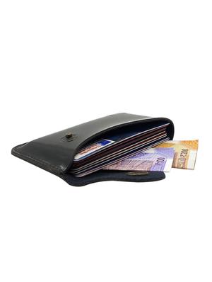 black leatherette wallet - 15823482 - Standard Image - 3